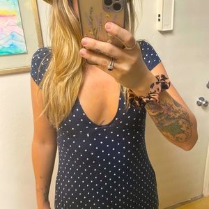 UO cotton polka dot dress